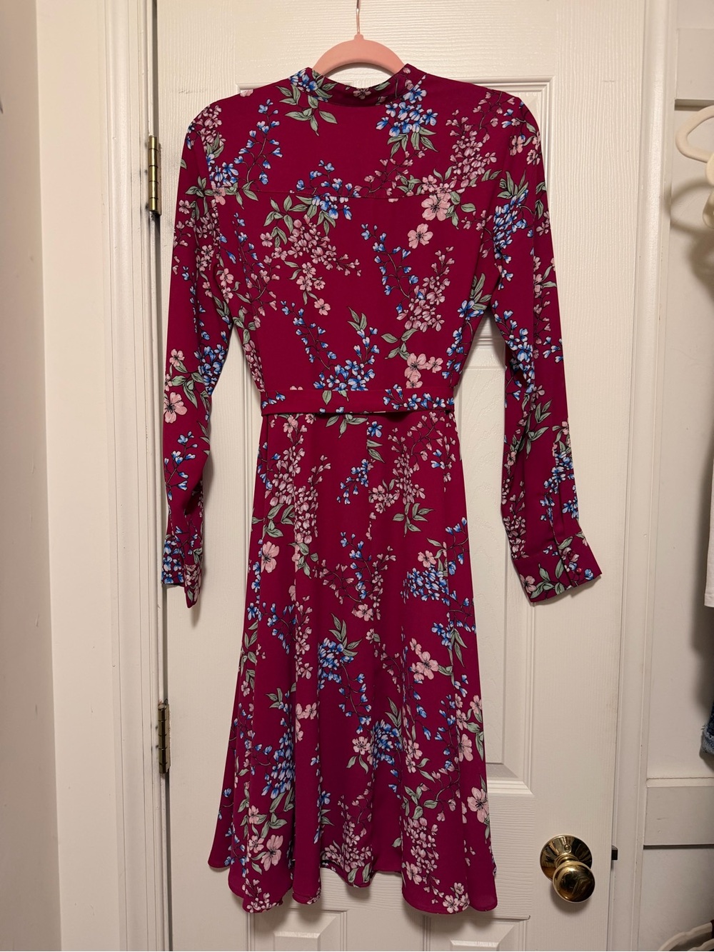 Nanette Lepore Floral Long Sleeve Fit & Flare Dress – Size 6 - Picture 5 of 11
